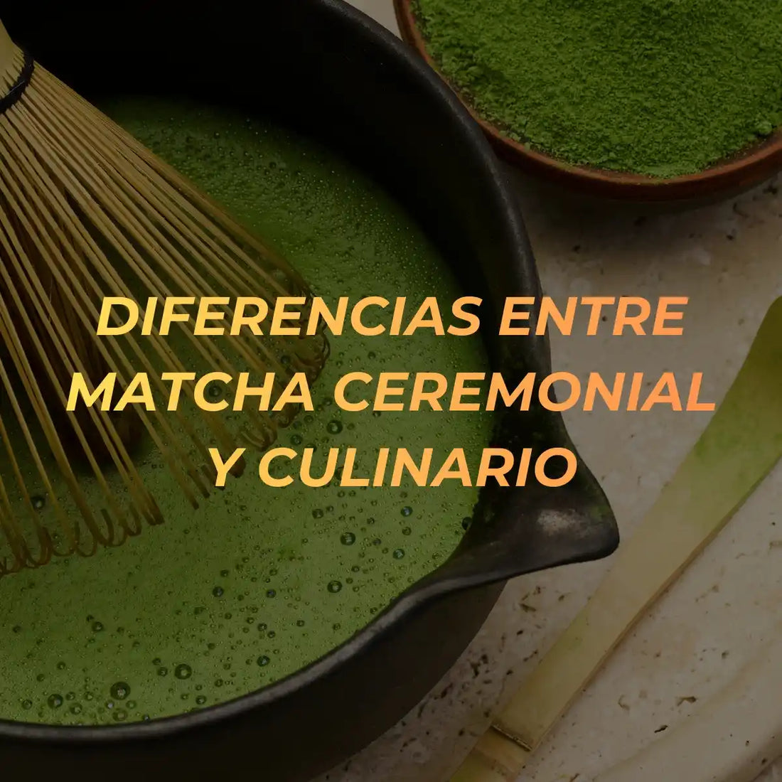 Matcha ceremonial vs matcha culinario: diferencias reales y cuál elegir