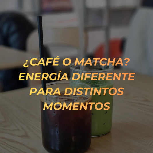 Matcha y café: energía diferente para distintos momentos